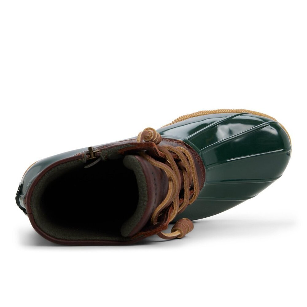 Sperry Women's Saltwater Duck Boot Waterproof Brown/Green Size 7.5 M - Picture 5 of 6